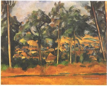 Paul Cezanne Painting - Pueblo en la Provenza Paul Cezanne